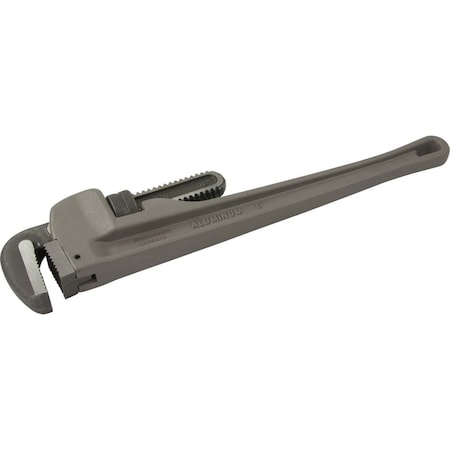 Dynamic Tools 18" Aluminum Pipe Wrench, 2.5" Jaw Opening D080018